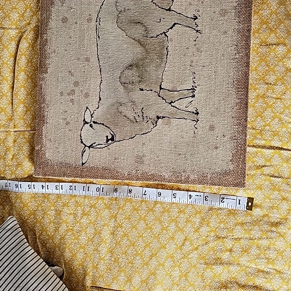 STUNNING ANNE TAVOLETTI SHEEP CANVAS ARTWORK - Picture 6 of 7